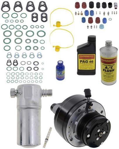 AC Compressor, S10/Blazer 92-94 A/C Compressor Kit, 4.3L, Scroll Type | Replacement REPCV191162