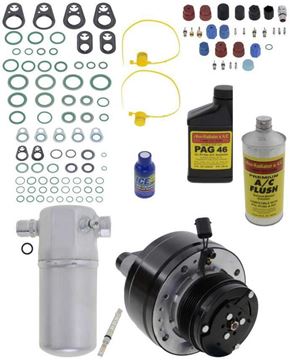 AC Compressor, S10 1994 / Blazer 1995 A/C Compressor Kit, 4.3L, Scroll Type | Replacement REPCV191163