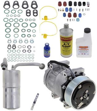 AC Compressor, Ram 2500/3500 P/U 94-02 A/C Compressor Kit, 5.9L, Diesel Engine, Orifice In Condenser | Replacement REPD191118