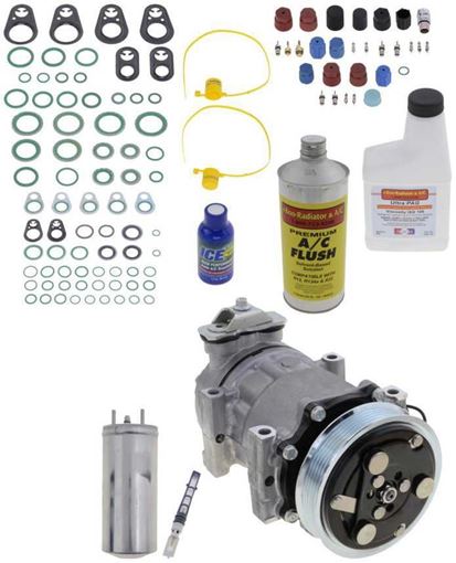 AC Compressor, Dakota 00-01 A/C Compressor Kit, 2.5L, With Purple Orifice Tube | Replacement REPD191139