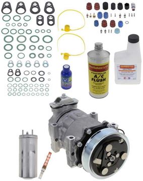 AC Compressor, Dakota 00-01 A/C Compressor Kit, 4Cyl(With Orange Orifice Tube) | Replacement REPD191140