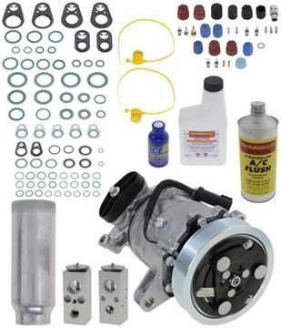 AC Compressor, Durango 2000 A/C Compressor Kit, 4.7L, W/O Rear Air | Replacement REPD191148