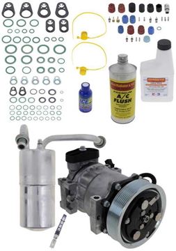 AC Compressor, Ram 2500/3500 P/U 02-02 A/C Compressor Kit, 5.9L, Diesel Engine, Orifice In Condenser | Replacement REPD191162