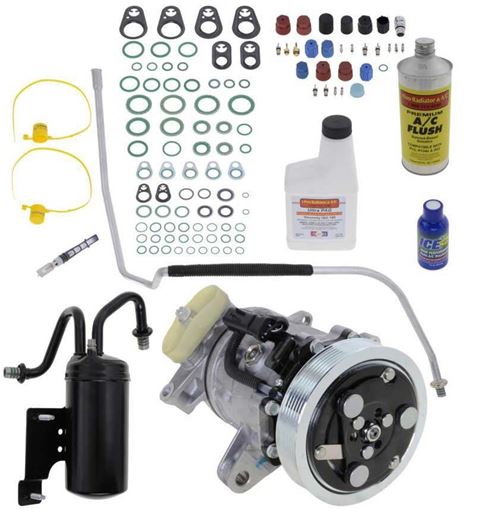 AC Compressor, Ram 1500 P/U 02-02 A/C Compressor Kit, 3.7/4.7L | Replacement REPD191170