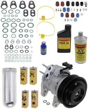 AC Compressor, Durango 04-06 A/C Compressor Kit, 5.7L, With Rear Air | Replacement REPD191173