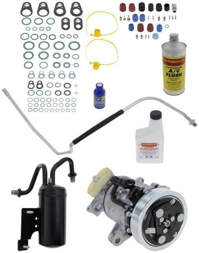 AC Compressor, Ram 1500 P/U 03-03 A/C Compressor Kit, 3.7/4.7L, Orifice In Line | Replacement REPD191179