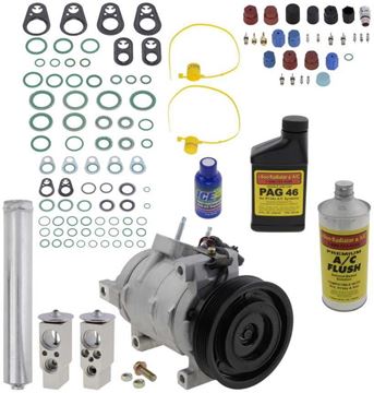 AC Compressor, Charger 07-10 A/C Compressor Kit, 5.7L/6.1L Eng., Severe Duty Cooling | Replacement REPD191182