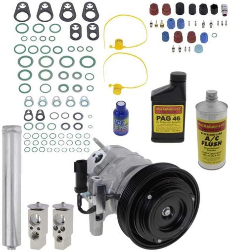 AC Compressor, Charger 05-10 A/C Compressor Kit, 2.7L, Severe Duty Cooling | Replacement REPD191183