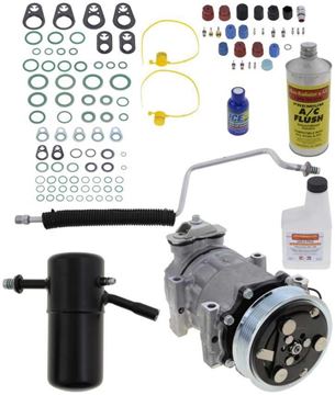 AC Compressor, Dakota 97-99 A/C Compressor Kit, 4 Cyl Eng. | Replacement REPD191186