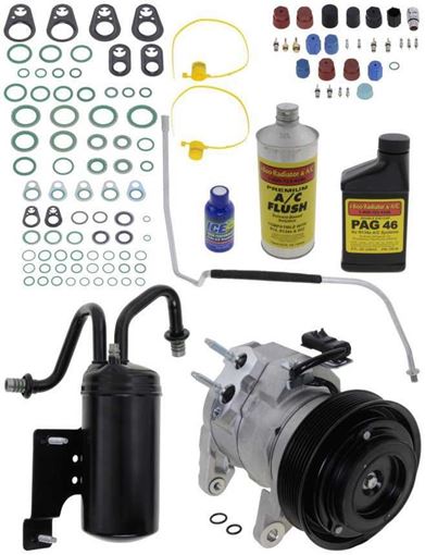 AC Compressor, Ram 1500/3500 P/U 06-08 A/C Compressor Kit, 5.7L | Replacement REPD191188