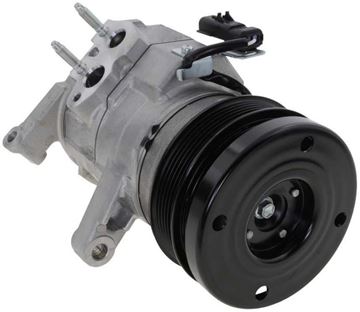 AC Compressor, Durango 04-06 A/C Compressor, 3.7/4.7L, W/O Rear Air | Replacement REPDG191103