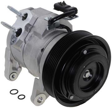 AC Compressor, Ram 1500 P/U 04-08 A/C Compressor, 5.7L, With Rear Air | Replacement REPDG191104