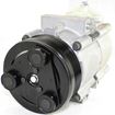 AC Compressor, Crown Victoria 93-02 / Mustang 96-06 A/C Compressor, New, Polished, 6-Groove Belt, 0.88 In. Belt Wid | Replacement REPF191106