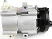 AC Compressor, Crown Victoria 93-02 / Mustang 96-06 A/C Compressor, New, Polished, 6-Groove Belt, 0.88 In. Belt Wid | Replacement REPF191106