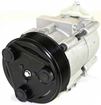 AC Compressor, F-Series 97-07 A/C Compressor, New, Natural Finish, 8-Groove Belt, 1.19 In. Belt Width | Replacement REPF191114