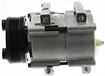 AC Compressor, Taurus 01-07 A/C Compressor, New, Polished, 6-Groove Belt, 0.88 In. Belt Width, W/ Clutch | Replacement REPF191119