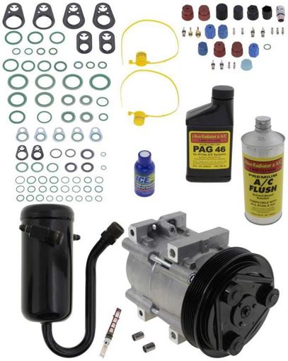 AC Compressor, F-150/F-350 90-90 A/C Compressor Kit, 4.9/7.4L | Replacement REPF191135