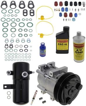 AC Compressor, F-150/F-350 94-95 A/C Compressor Kit, 4.9/7.5L | Replacement REPF191136