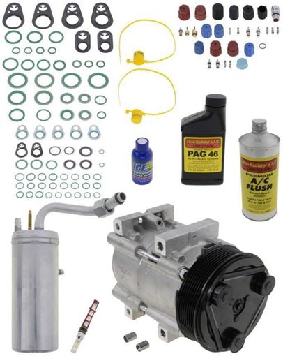 AC Compressor, F-250/F-350 99-03 A/C Compressor Kit, 7.3L | Replacement REPF191137