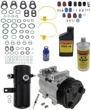 AC Compressor, F-250/F-350 94-96 A/C Compressor Kit, 7.3L | Replacement REPF191138