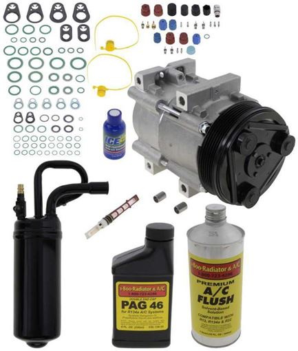 AC Compressor, Ranger 99-11 / Explorer 98-01 A/C Compressor Kit, V6 | Replacement REPF191145