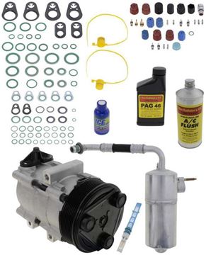 AC Compressor, F-150 97-03 A/C Compressor Kit, V8 | Replacement REPF191151