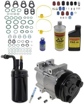 AC Compressor, Ranger 1994 A/C Compressor Kit, 3.0/4.0L, Factory R-134A System | Replacement REPF191155