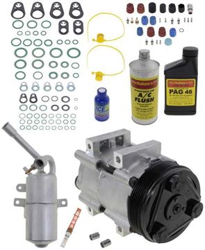 AC Compressor, Focus 03-04 A/C Compressor Kit, Twin-Cam, From 1/7/03 | Replacement REPF191162