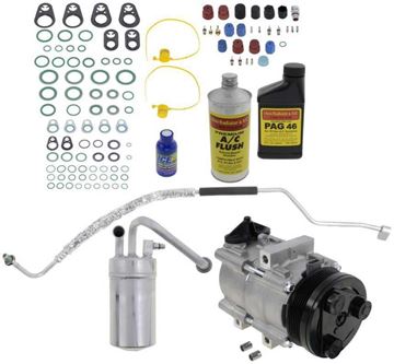 AC Compressor, Mustang 02-04 A/C Compressor Kit, 4.6L | Replacement REPF191163