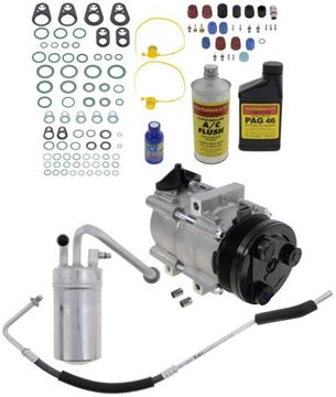 AC Compressor, Mustang 96-98 A/C Compressor Kit, V8 | Replacement REPF191168