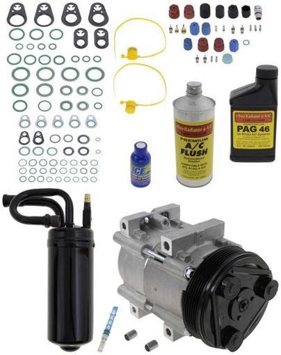 AC Compressor, Ranger 95-97 A/C Compressor Kit, 3.0/4.0L | Replacement REPF191174