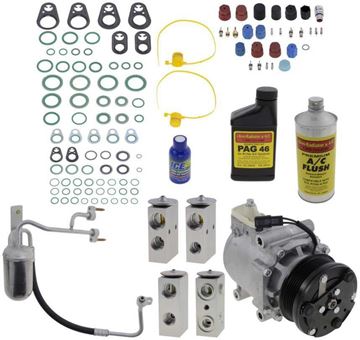 AC Compressor, Expedition 03-04 A/C Compressor Kit, With Rear Air, Until 12/1/03 | Replacement REPF191176