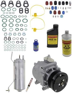 AC Compressor, Explorer 02-05 A/C Compressor Kit, 4.0L, W/O Rear Air | Replacement REPF191179