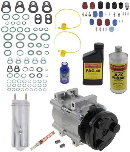 AC Compressor, Freestar 04-07 A/C Compressor Kit, W/O Rear Air | Replacement REPF191184