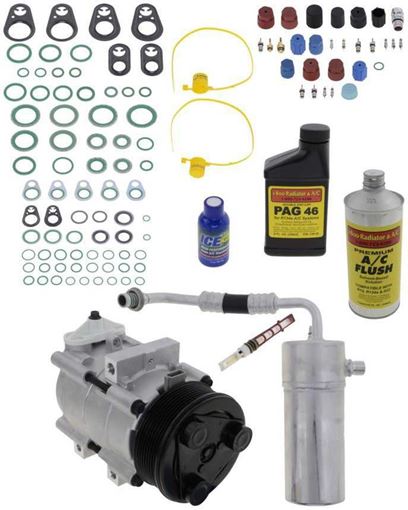 AC Compressor, Expedition 1997 A/C Compressor Kit, W/O Rear Air | Replacement REPF191193