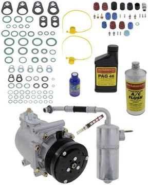 AC Compressor, Expedition 2002 A/C Compressor Kit, W/O Rear Air | Replacement REPF191194