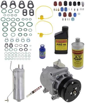 AC Compressor, Explorer 02-03 A/C Compressor Kit, 4.0L, With Rear Air | Replacement REPFD191101