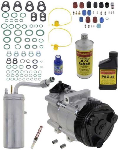 AC Compressor, F-Series Super Duty 02-07 A/C Compressor Kit, Gas | Replacement REPFD191110