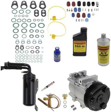 AC Compressor, Econoline 94-96 A/C Compressor Kit, With Rear Air | Replacement REPFD191114