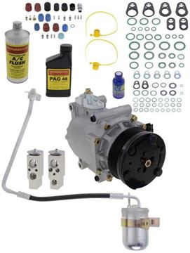 AC Compressor, Freestyle 05-07 A/C Compressor Kit, W/O Rear Air, From 3/3/05 | Replacement REPFD191116