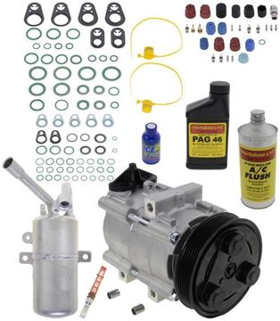 AC Compressor, Focus 2003 A/C Compressor Kit, 2.3L, Until 1/7/03 | Replacement REPFD191121