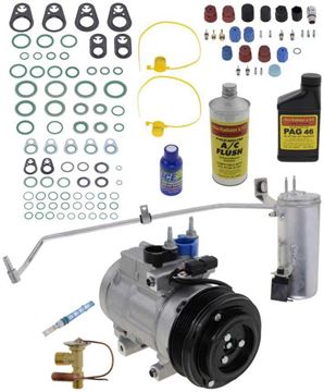 AC Compressor, Explorer 06-10 A/C Compressor Kit, 4.0L, With Rear Air | Replacement REPFD191124