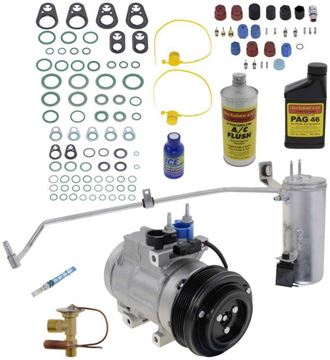 AC Compressor, Explorer 06-10 A/C Compressor Kit, 4.6L, With Rear Air | Replacement REPFD191126