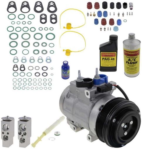 AC Compressor, Expedition 07-08 A/C Compressor Kit, 5.4L, W/O Rear Air | Replacement REPFD191127