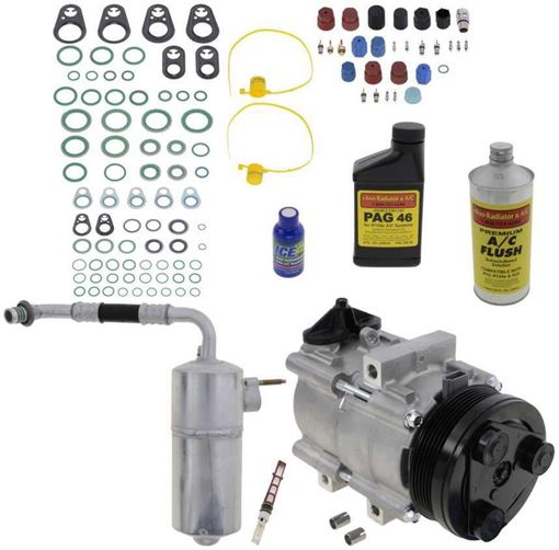 AC Compressor, Expedition 2002 A/C Compressor Kit, W/O Rear Air, Until 3/17/02 | Replacement REPFD191131