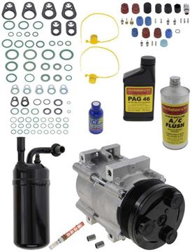 AC Compressor, Escort 97-02 A/C Compressor Kit, 2.0L, 4-Door | Replacement REPFD191136