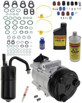 AC Compressor, Contour 98-00 / Cougar 99-02 A/C Compressor Kit, 2.5L | Replacement REPFD191137