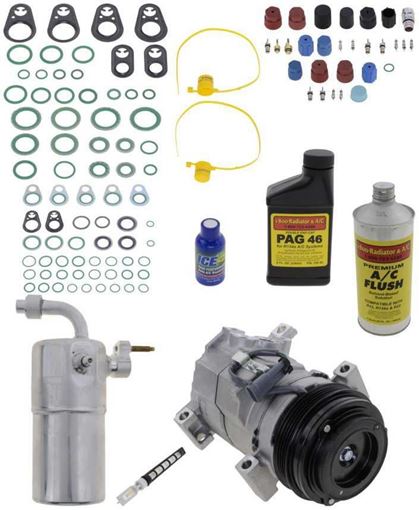 AC Compressor, Sierra 1500 03-06 A/C Compressor Kit, 6.0L | Replacement REPG191104