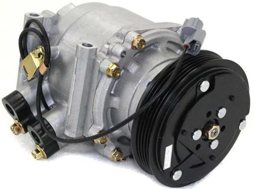 AC Compressor, Prelude 92-96 A/C Compressor, New, 5-Groove, 0.85 In. Gauge Line A, Tangent Mount, 4.85 In. Pulley D | Replacement REPH191114