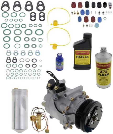 AC Compressor, Civic 96-98 / Cr-V 97-01 A/C Copmressor Kit | Replacement REPH191120